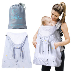 Orzbow all-season baby carrier cover waterproof protects against rain for your baby.