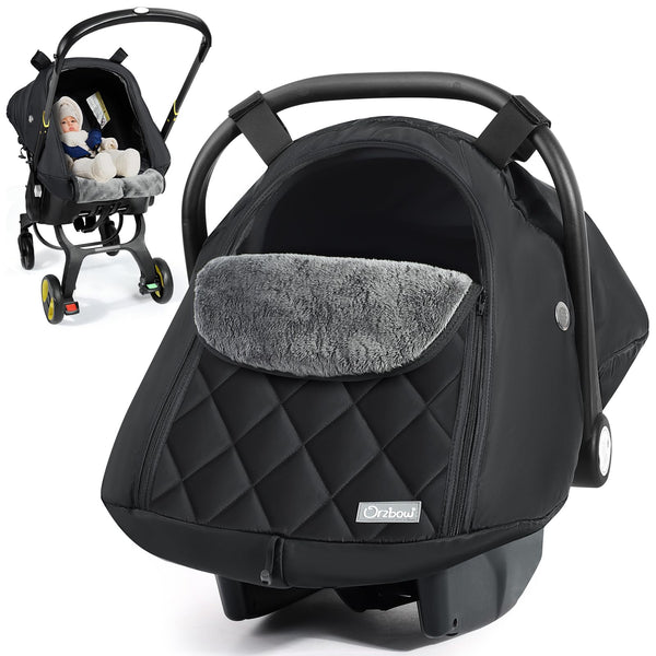Orzbow baby car seat cover Winter showing waterproof protection for seats and strollers