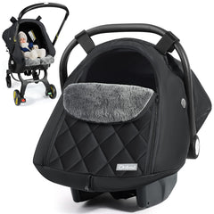 Orzbow baby car seat cover Winter showing waterproof protection for seats and strollers