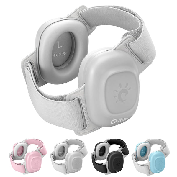 Orzbow baby headphones provide reliable noise protection during travel