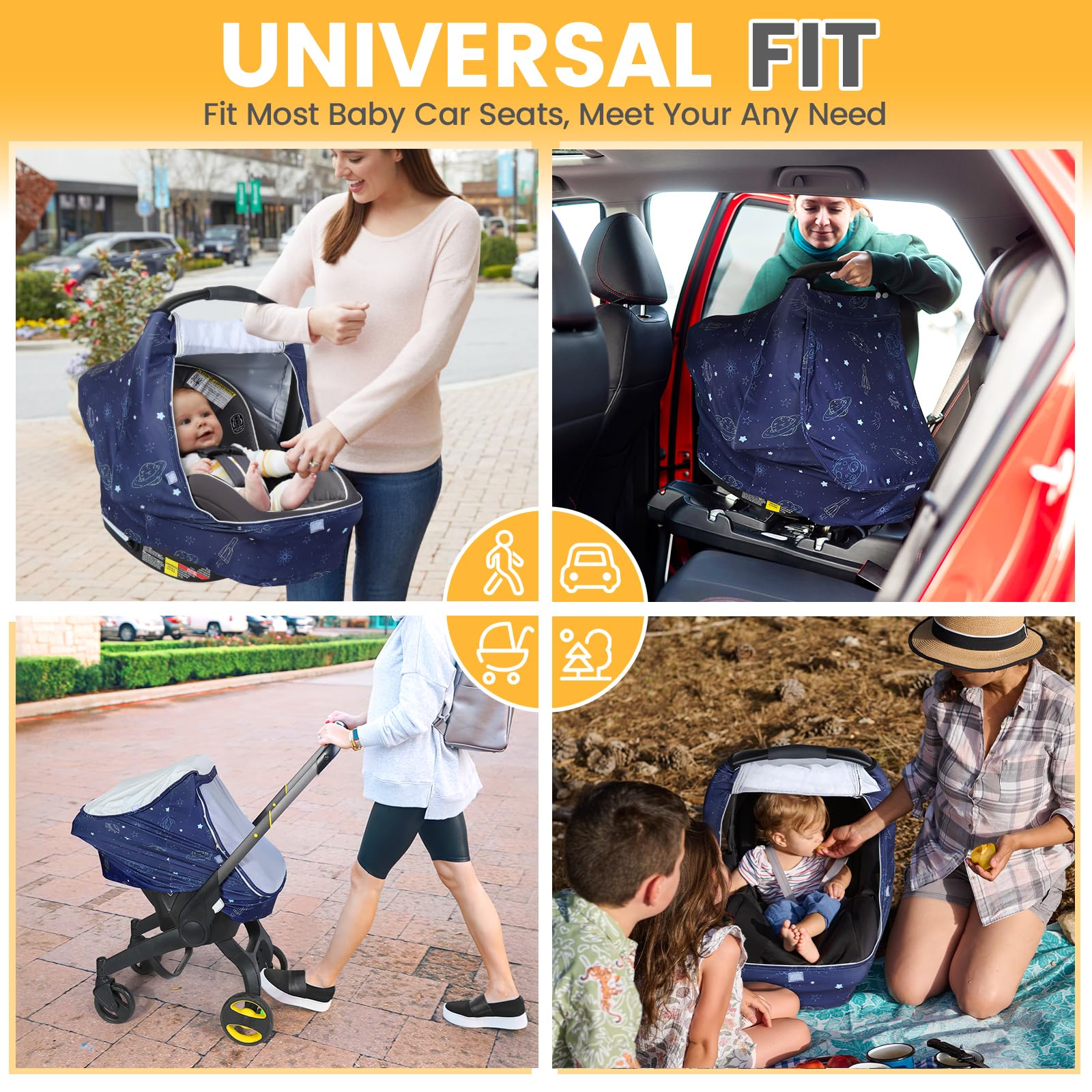 Orzbow seat cover is machine washable for everyday use.