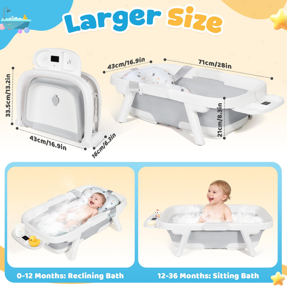 Orzbow Baby Tub Soft Cushion Womb provides gentle spine support during baths