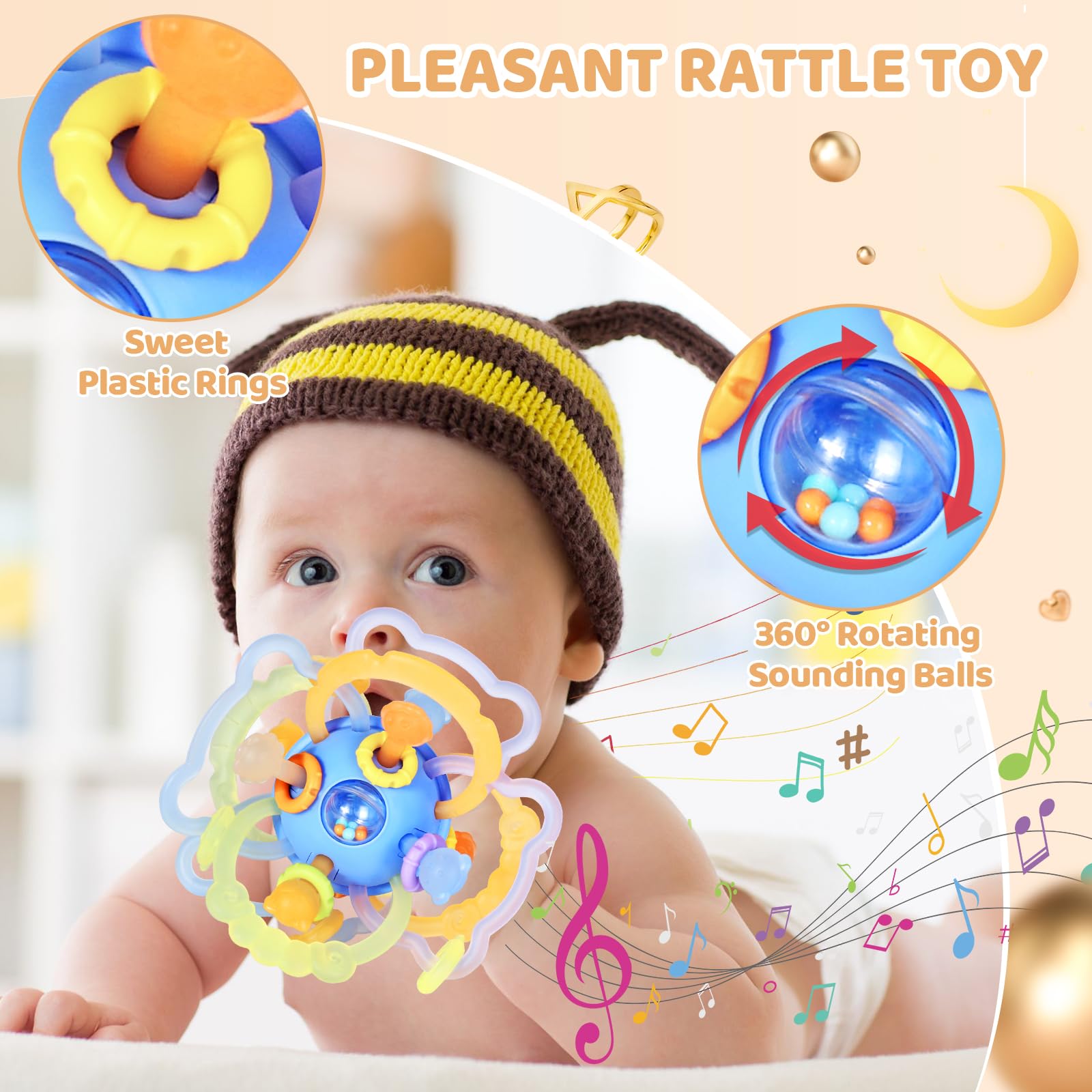 Orzbow BPA-free silicone teether prioritizes safety and easy cleaning.