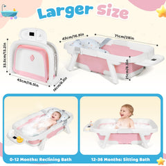 Orzbow soft cushion supports baby's spine during bath time