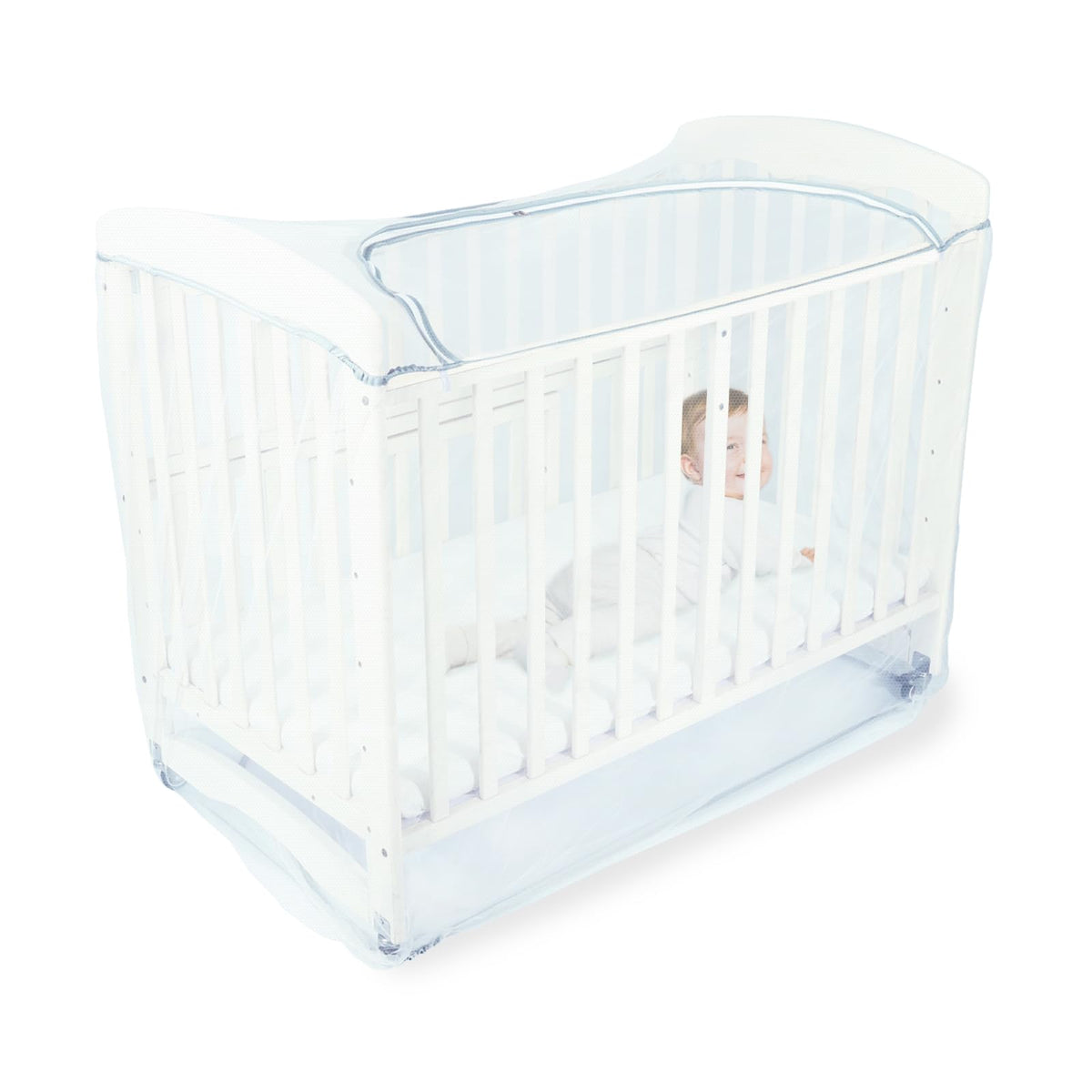 Orzbow crib tent mesh blocks insects while allowing airflow for peaceful naps.