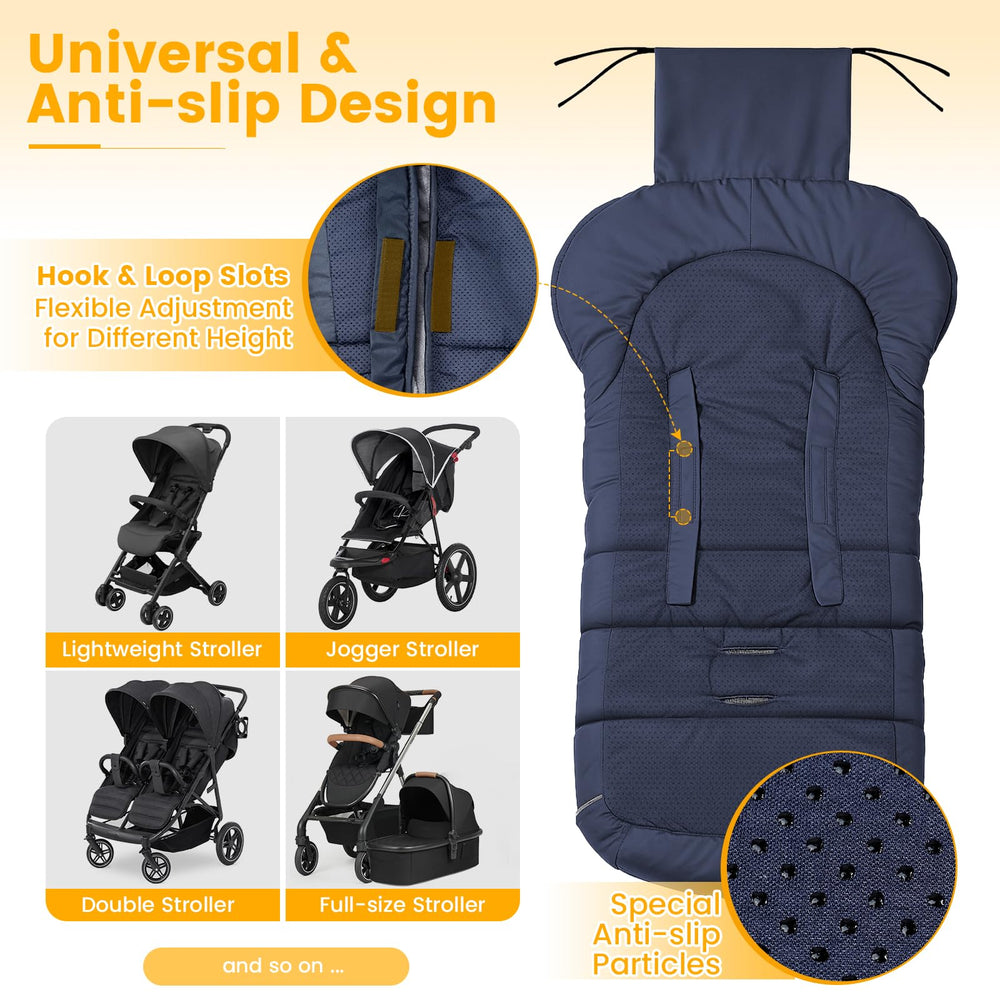 Orzbow dual-zipper bottom access for quick diaper changes without removing baby