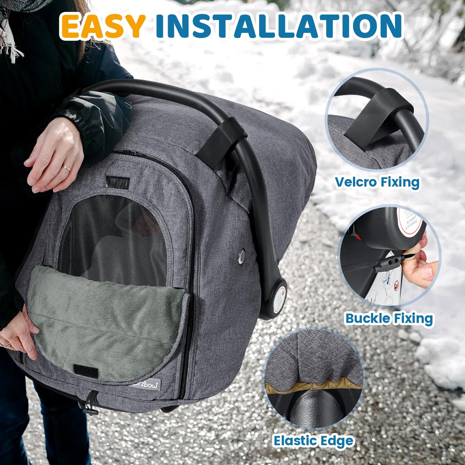 Orzbow easy-care machine washable at low temperatures