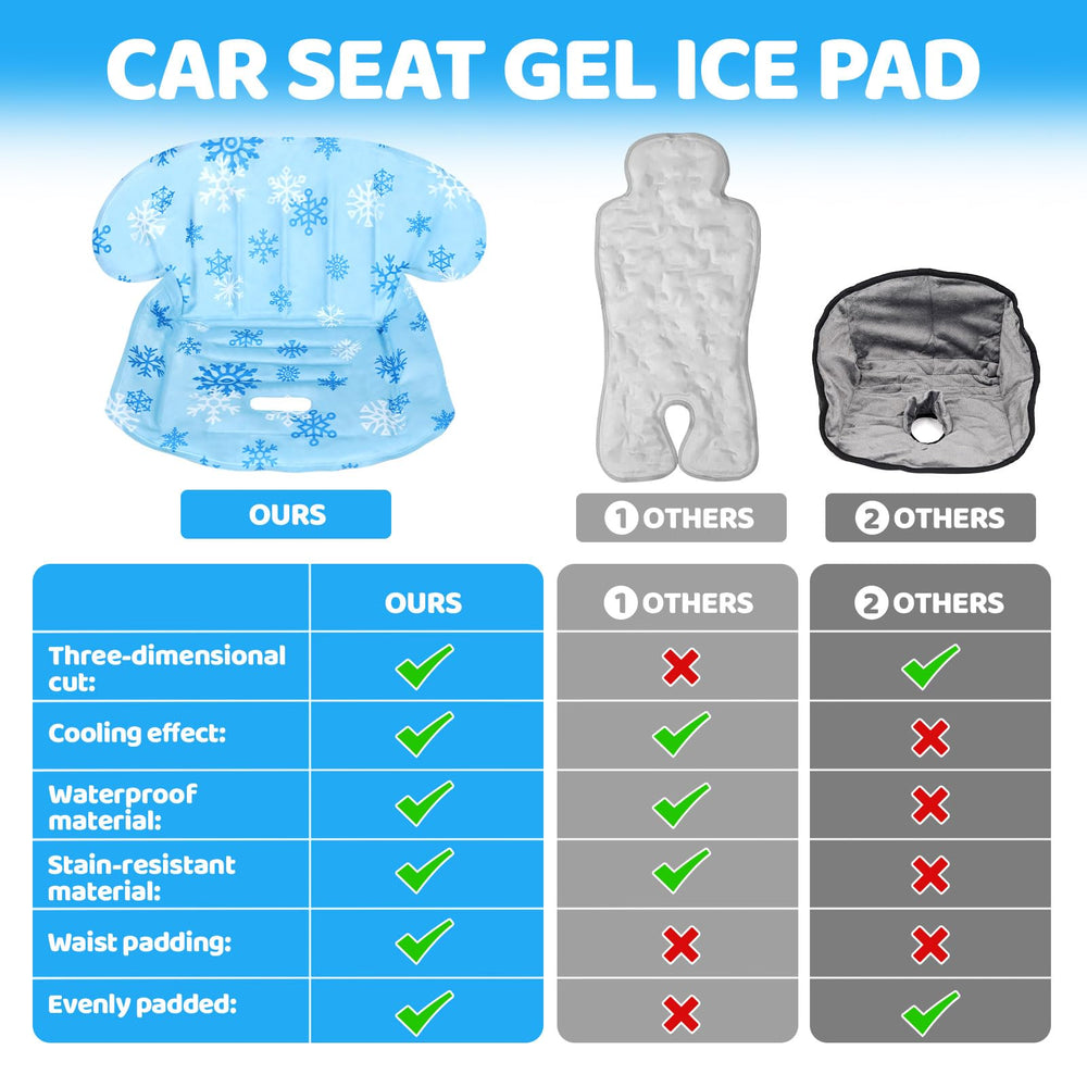 Orzbow easy-clean car seat pad cleans with mild detergent.