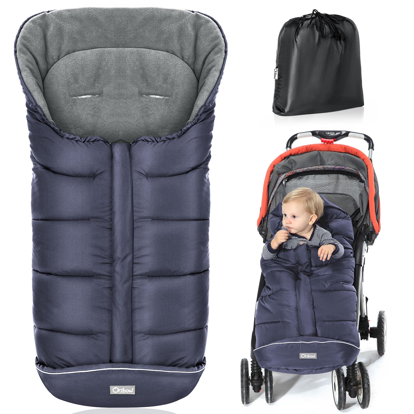Orzbow Footmuff for stroller - winter warmth for babies on cold walks.