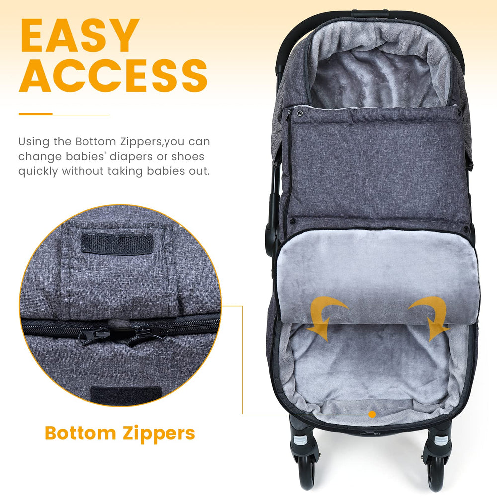 Orzbow universal fit 90x40 cm fits most prams and car seats