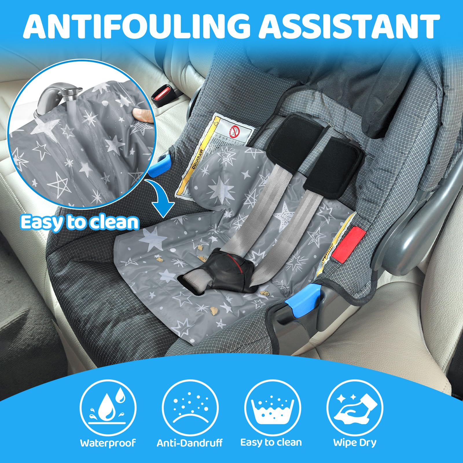 Orzbow gel cooling core demonstrates rapid cooling for hot car trips.