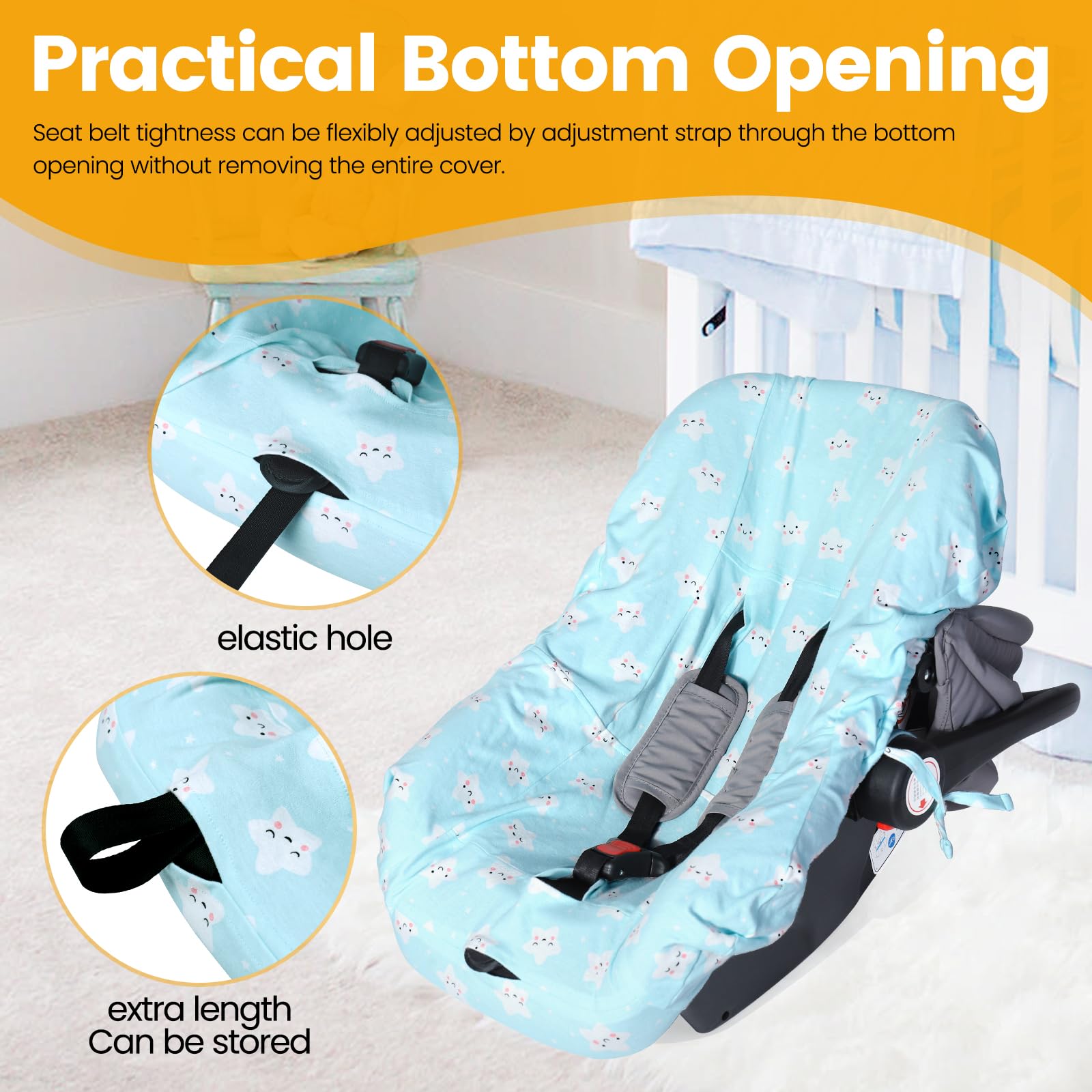 Orzbow machine-washable cover for quick cleaning after outings