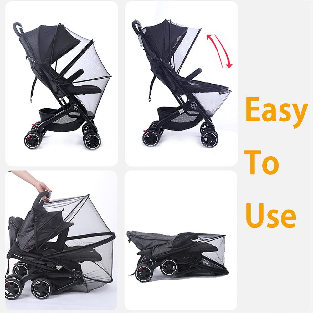 Orzbow car-seat-compat net fits car seats for travel.