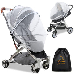Orzbow Mosquito Net for Stroller closed fit protects baby from insects during outings
