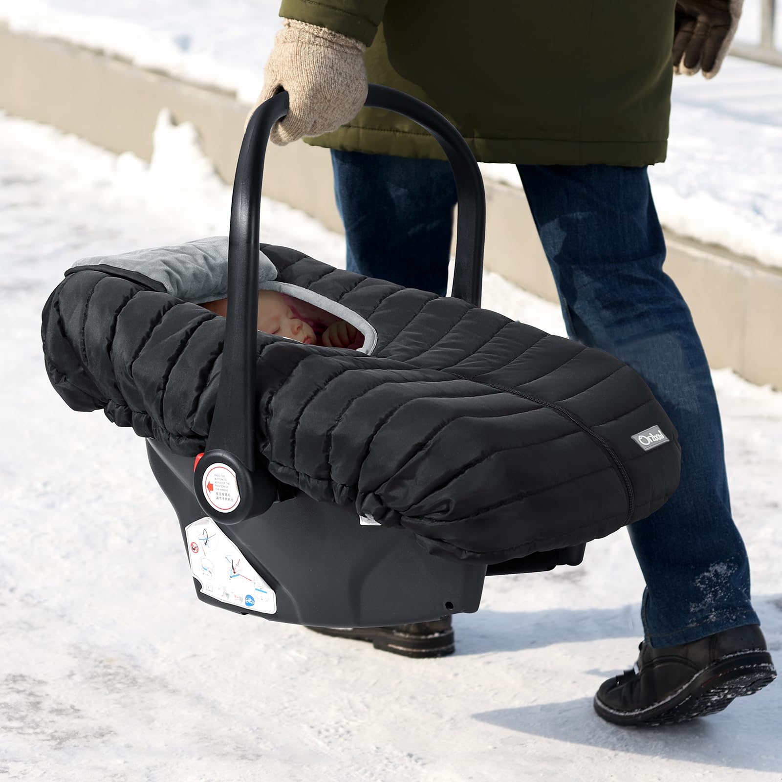 Orzbow OEKO-TEX certified plush lining adds soft warmth