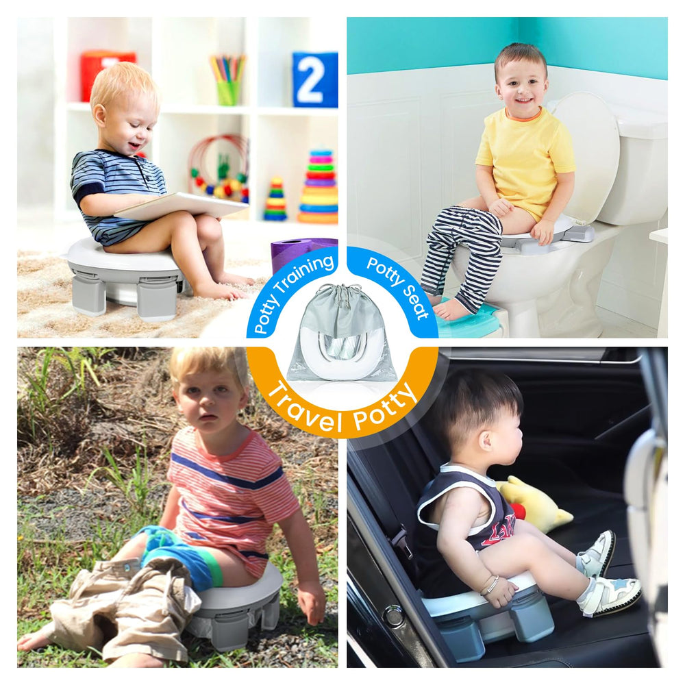 Orzbow Portable Potty includes 40 liners for quick cleanup.