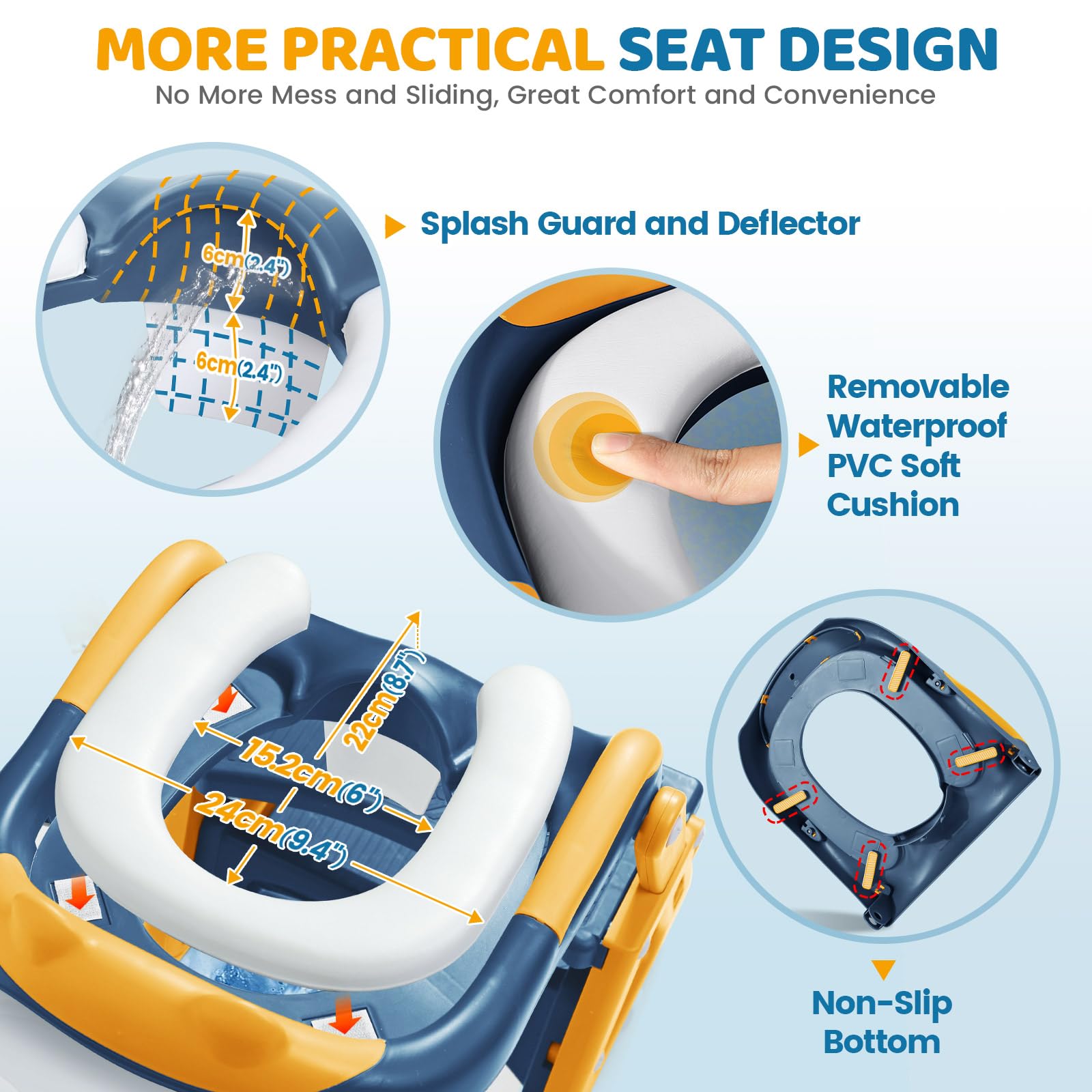 Orzbow splash guard extended to prevent spills during training.