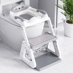 Orzbow potty seat with step-stool offers stable support for toddlers during training