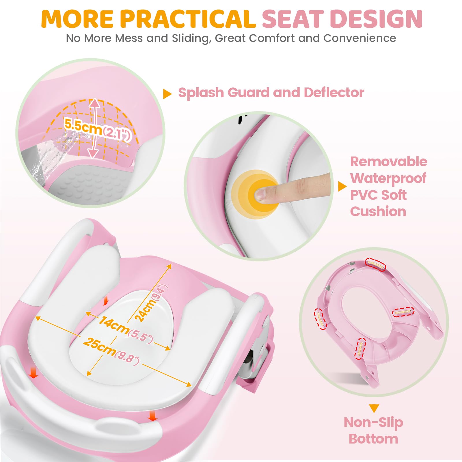 Orzbow splash guard reduces mess for boys and girls during training