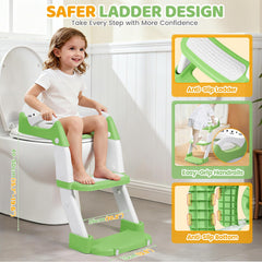 Orzbow potty training seat step stool assembly demonstrates easy conversion