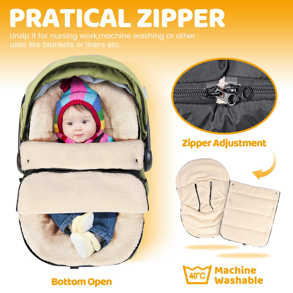 Orzbow practical zipper opening at the bottom for quick checks