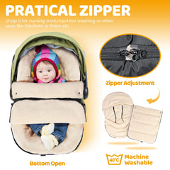 Orzbow practical zipper opening at the bottom for quick checks