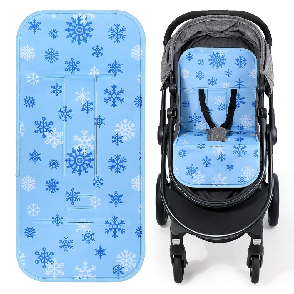 Orzbow reversible stroller cooling pad in blue—comfort for sunny stroller outings.
