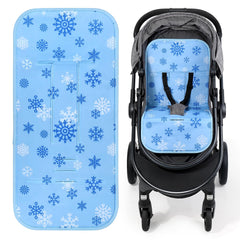 Orzbow reversible stroller cooling pad in blue—comfort for sunny stroller outings.
