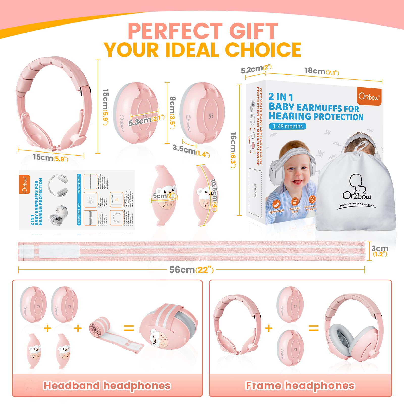 Orzbow soft cushions PVC safe and easy to clean