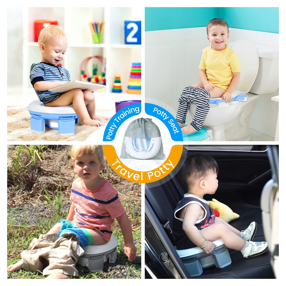 Orzbow standalone potty seat offers hygienic barrier away from shared toilets.