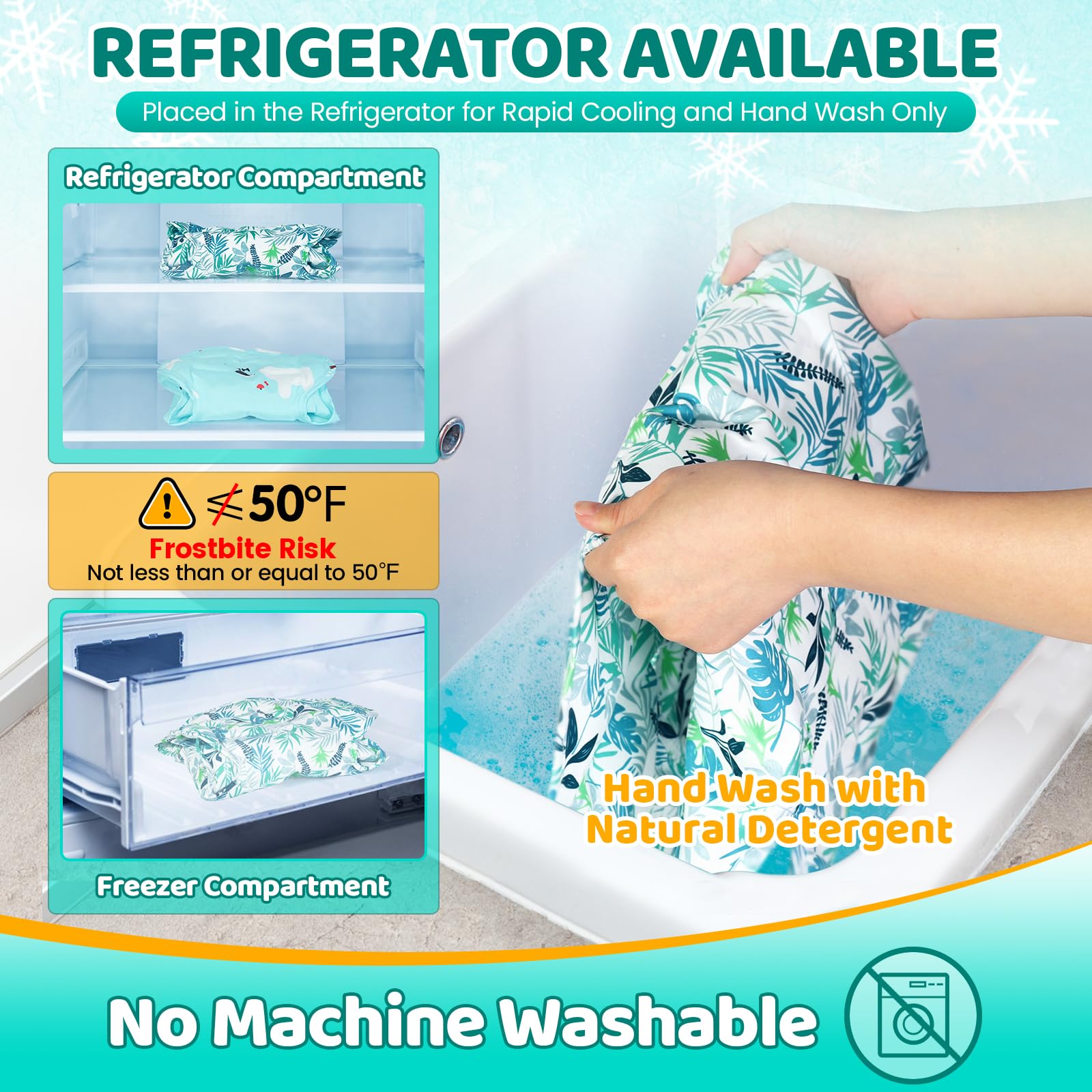 Orzbow Stroller Cooling Pad care and cleaning instructions for easy maintenance