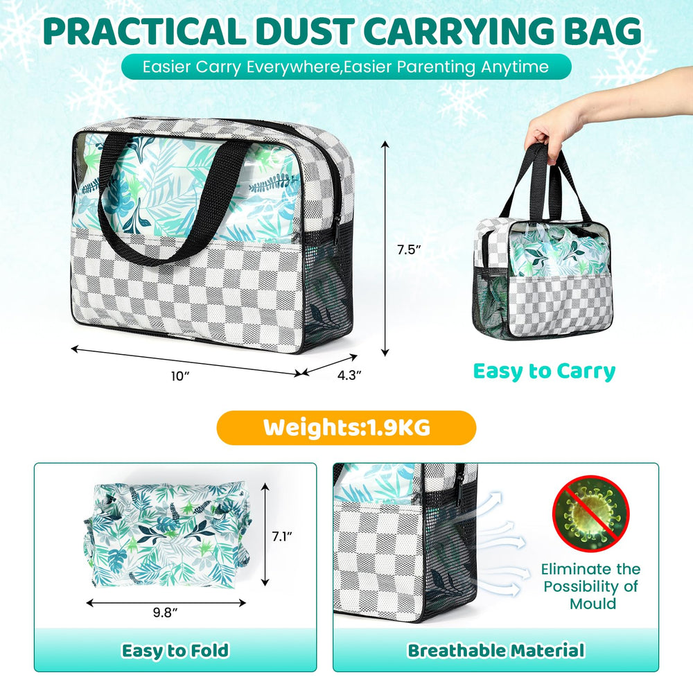 Orzbow Stroller Cooling Pad stored in its bag for convenient travel