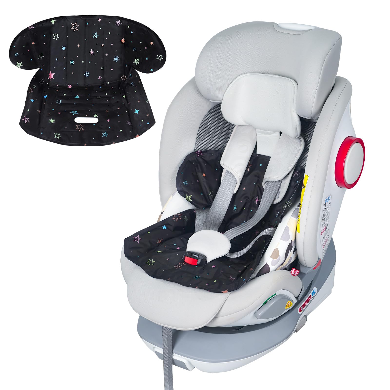 Orzbow summer car-seat cooling pad with waterproof liner on seat surface for spills protection.