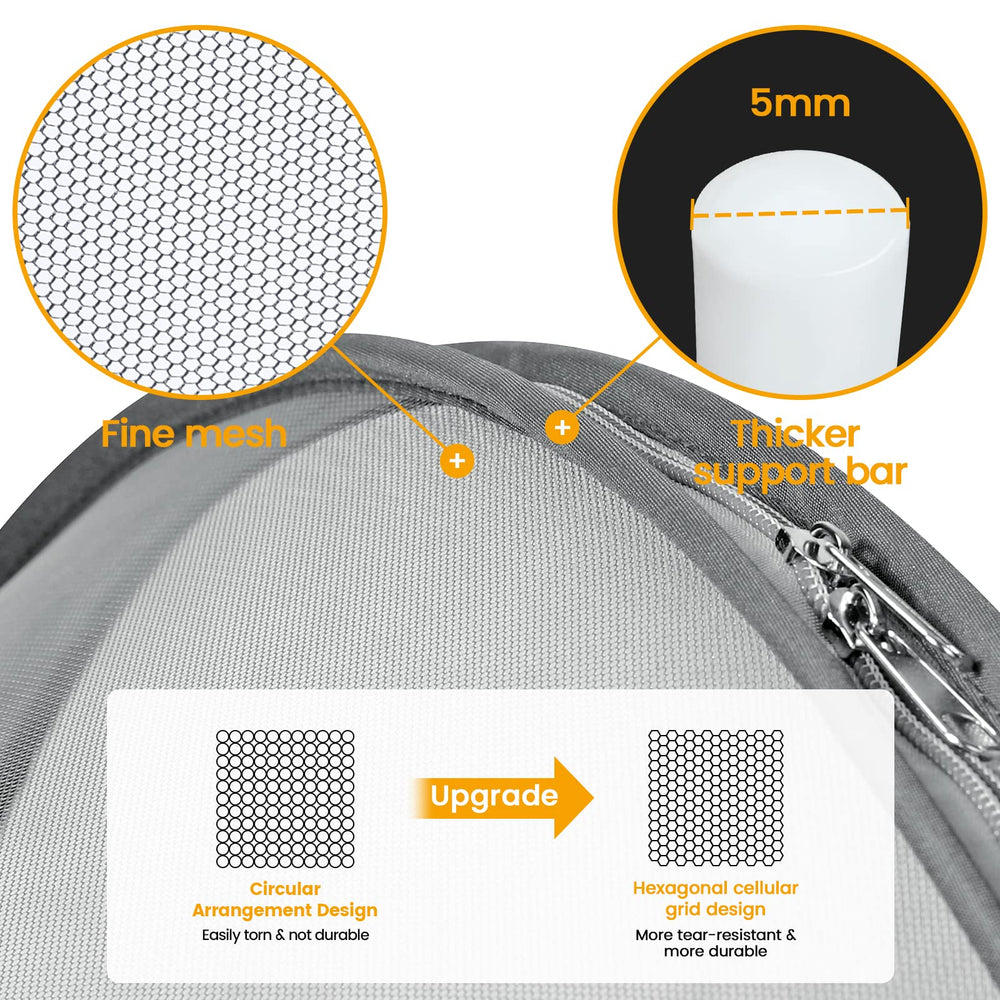 Orzbow travel-friendly cover with storage bag for on-the-go use.