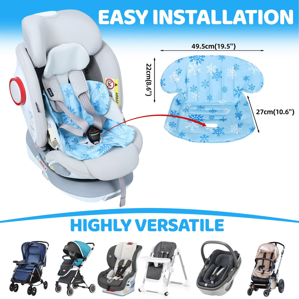 Orzbow universal-fit cooling pad for car seats fits most strollers.