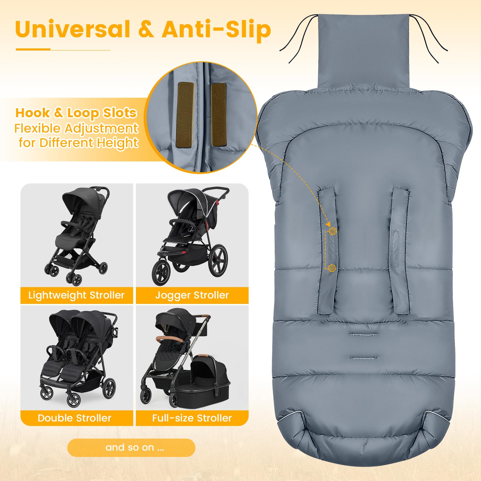 Orzbow harness slots show secure 5-point harness compatibility