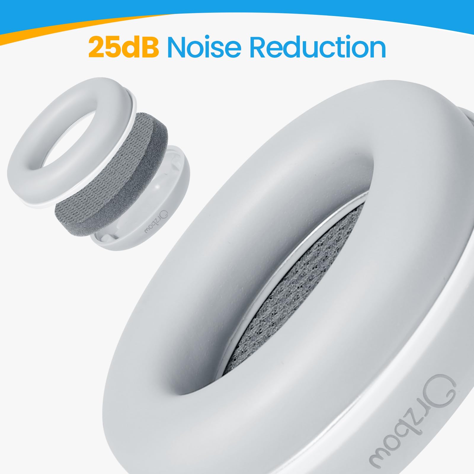 Orzbow versatile ear protection suitable for airplanes, cars, and stroller outings.