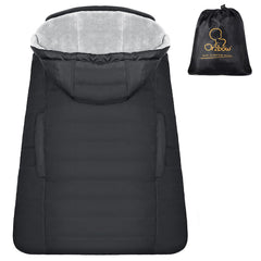 Orzbow winter carrier cover with removable hood for flexible use on the go.