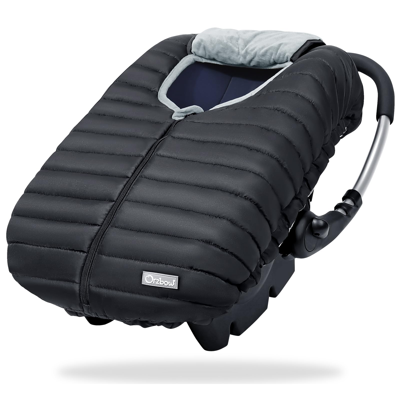 Orzbow winter car seat cover for baby with universal fit protects in cold weather