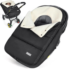 Orzbow winter car seat cover for baby keeps warmth during winter trips
