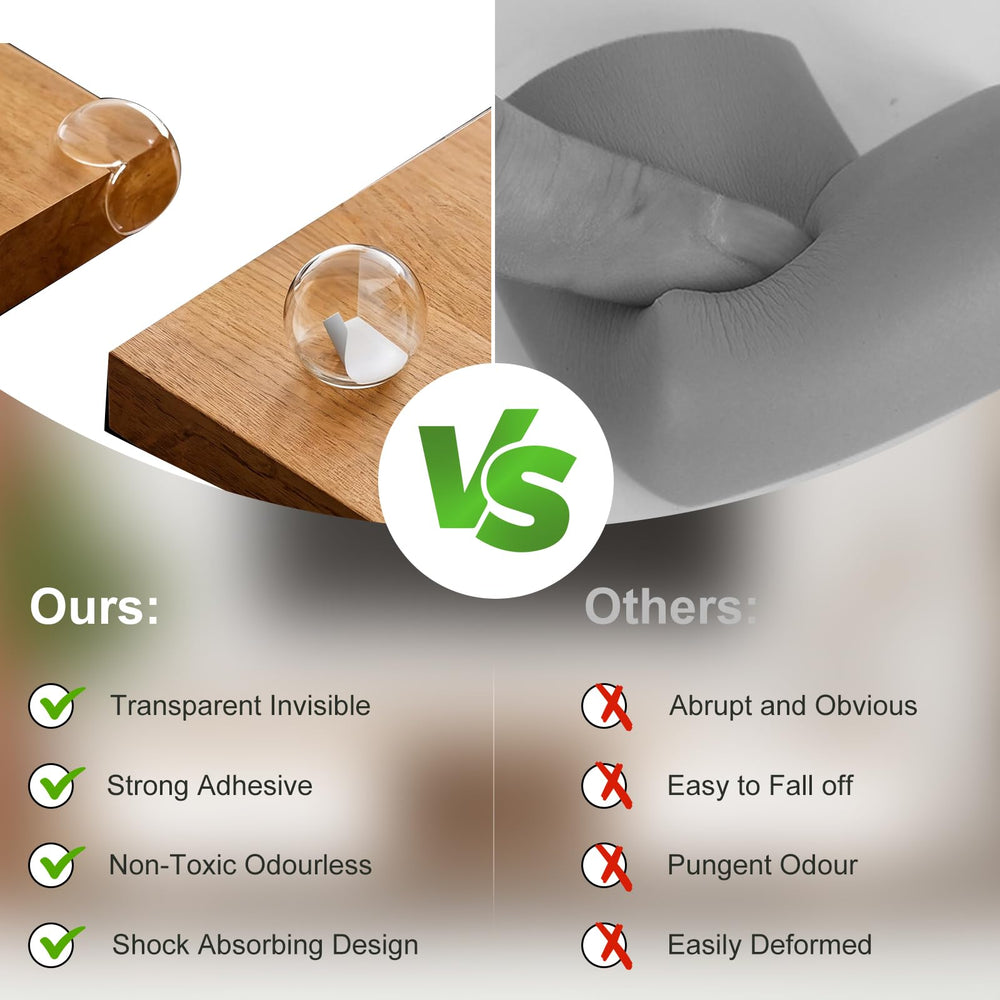 Osareny spherical corner absorbs impact to cushion bumps
