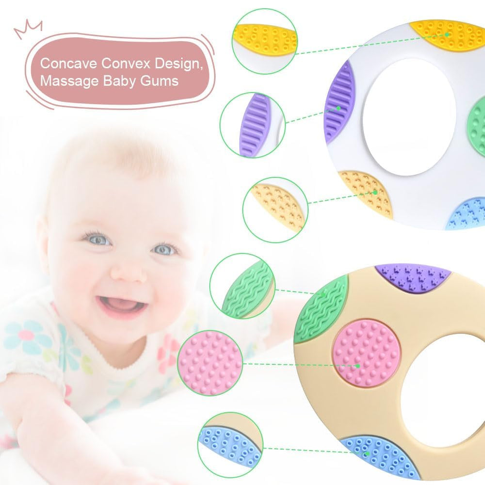 OSDUE teether is dishwasher-safe and easy to sterilize.