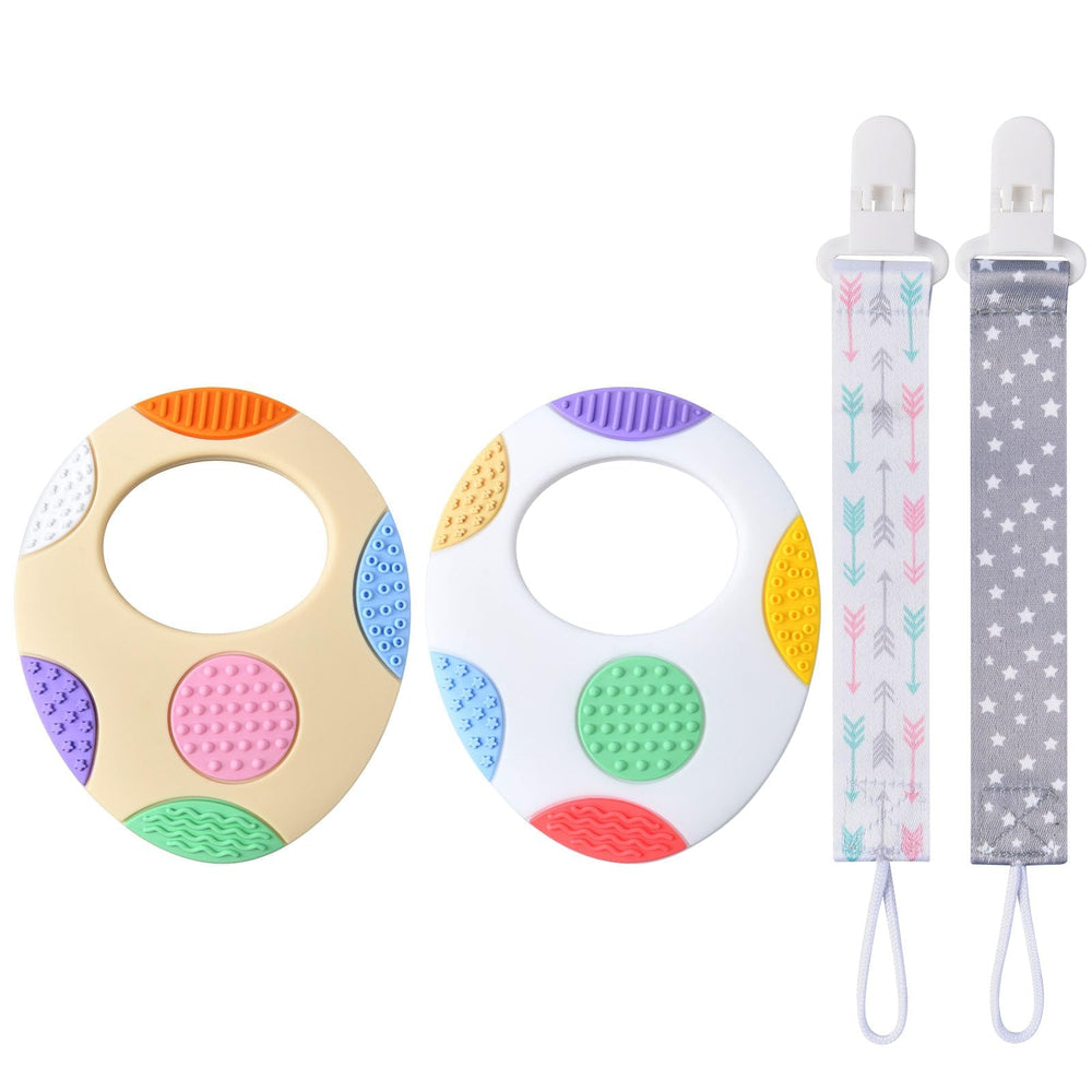 OSDUE gift-ready teether pack for baby showers.