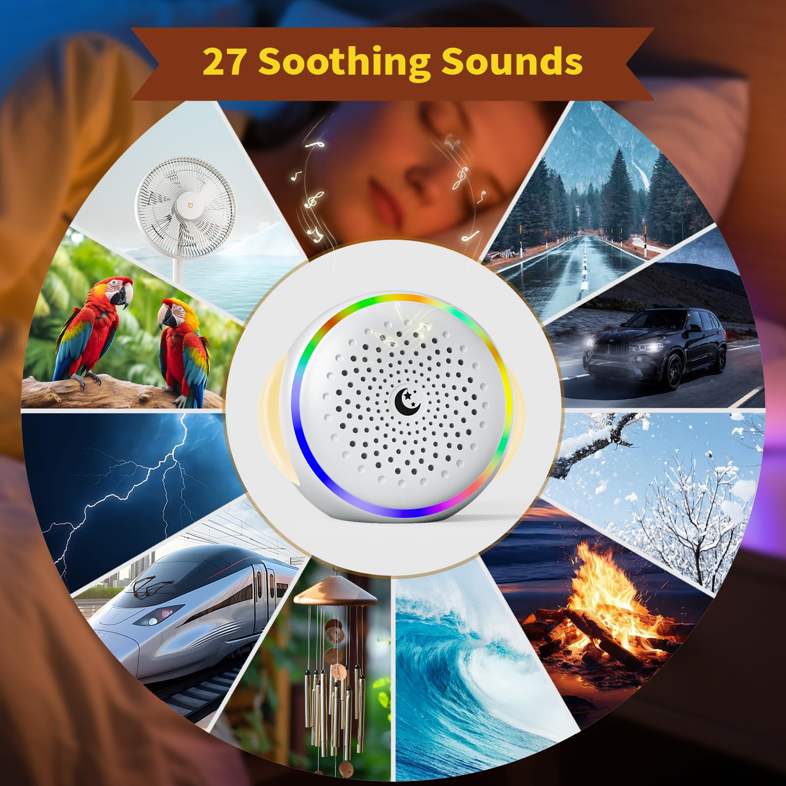 OSHPRO MS02 in-use bedroom setup for peaceful sleep