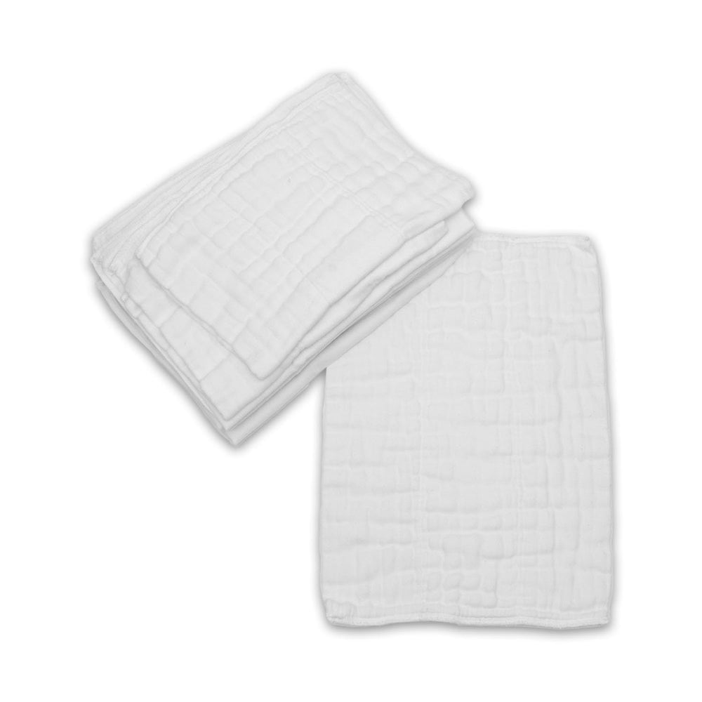 OsoCozy Chinese Prefolds 2x5x2 middle panel adds absorbency for messes