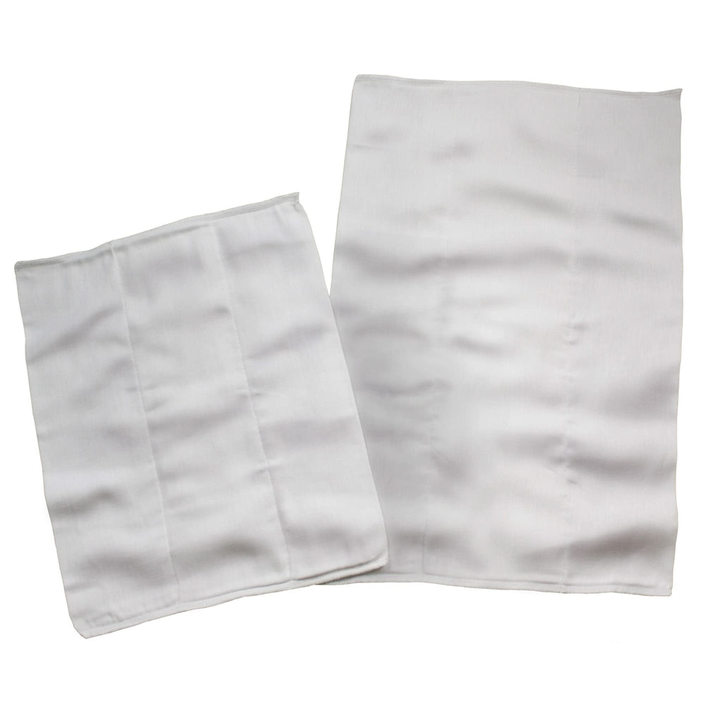 OsoCozy Chinese Prefolds crisp white fabric, soft and absorbent for cloth diapering