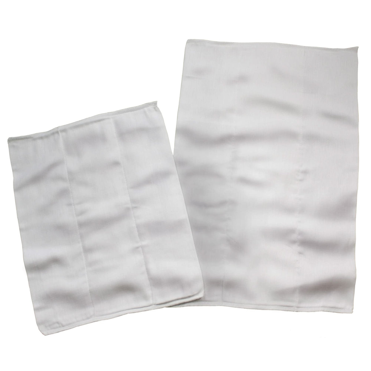 OsoCozy Chinese Prefolds crisp white fabric, soft and absorbent for cloth diapering