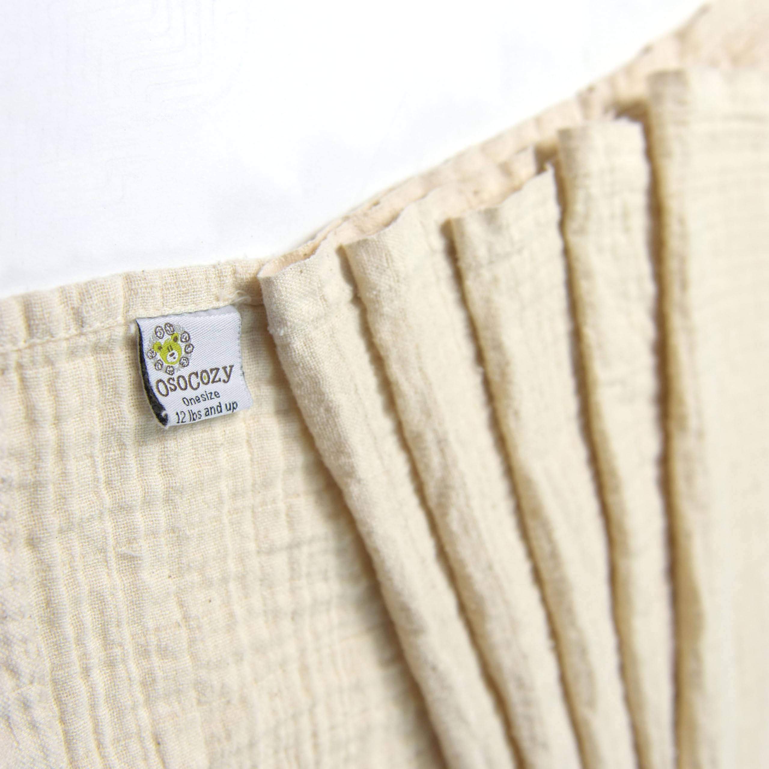 OsoCozy flat diaper multiuse as burp cloth and changing pad.