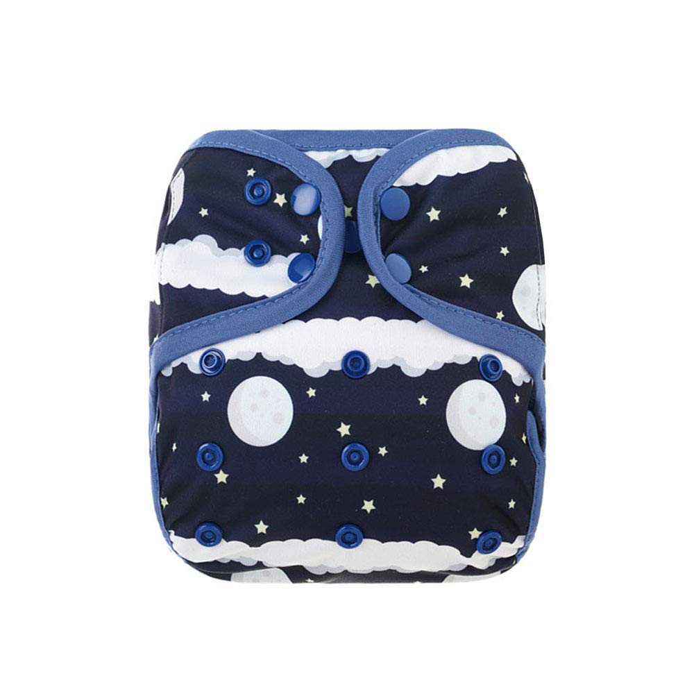 OsoCozy newborn diaper cover with adjustable-snap-closures for a customizable fit.