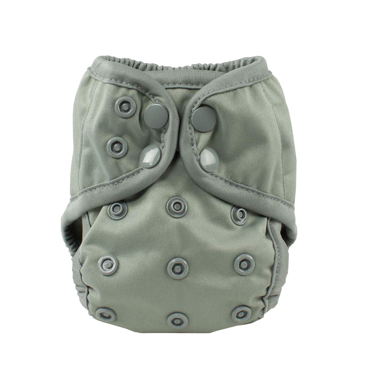 OsoCozy newborn diaper cover with double leg gussets for mess containment.